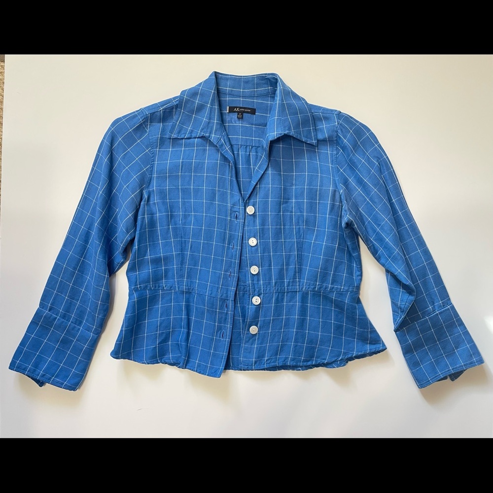 Anne Klein Blue Blazer, size 8